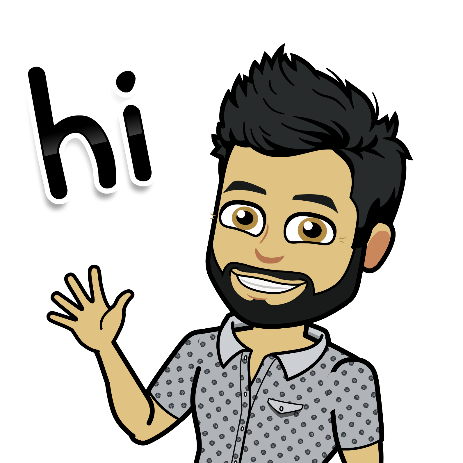 bitmoji hello